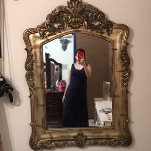 Long Dark blue dress